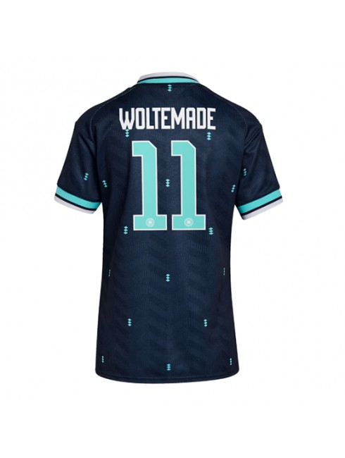 Zenske Futbalové oblečenie Nemecko Nick Woltemade #11 MS 2026 Krátky Rukáv - Preč Zenske Futbalové oblečenie Nemecko Nick Woltemade #11 MS 2026 Krátky Rukáv - Preč